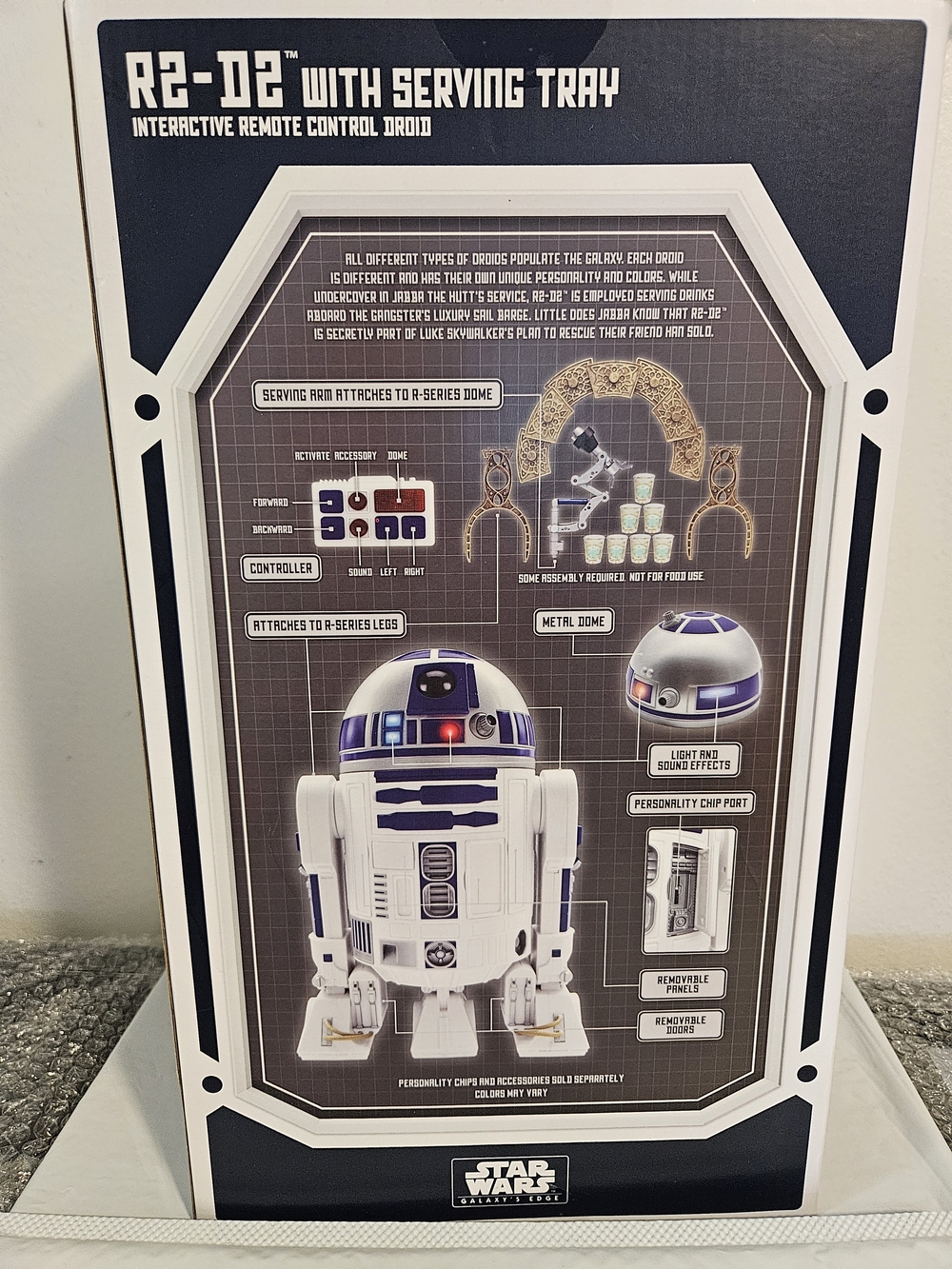 Disney Parks Star Wars Galaxy's Edge R2-D2 interactive remote control - Picture 2 of 3